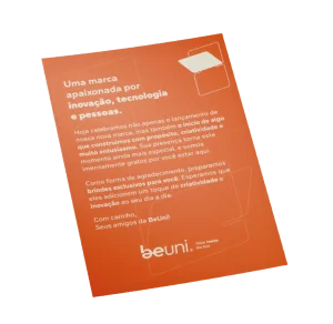 Cartões de Agradecimento Personalizados ideias de brindes para clientes