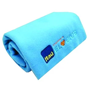Sacos de Dormir ou Mantinhas Personalizadas da marca Itaú ideias de brindes para clientes