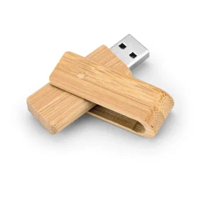 pen drive personalizado de bambu