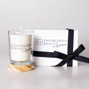 Velas aromáticas com tag personalizada Aqueça Leads frios com 9 ideias de brindes de inverno
